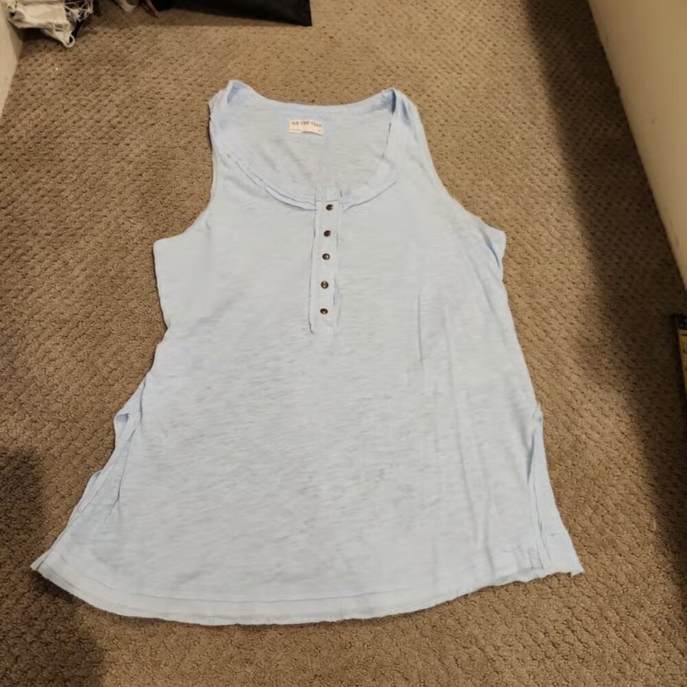 NEW WE THE FREE ladies blouse. Oversized M - Dusty Blue